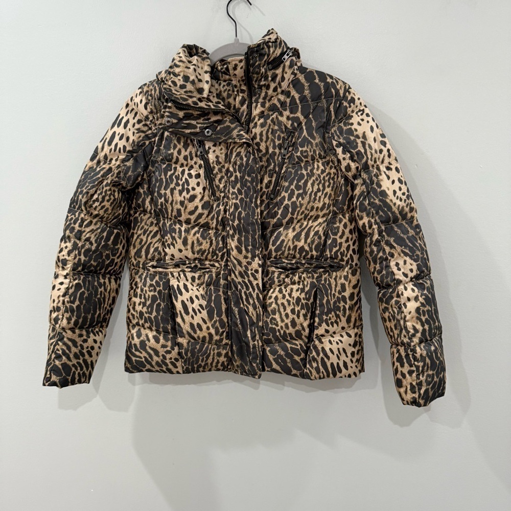 The Kooples Puffer Coat Leopard Print - Picture 6 of 10